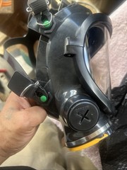 Full Face Respirator Mask/30min Air Tank/Valve Assembly And Regulator System