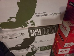 Eagle Office 8.5”x14” White 10 Reams Case 5000 sheets 92 bright 20 lb NEW