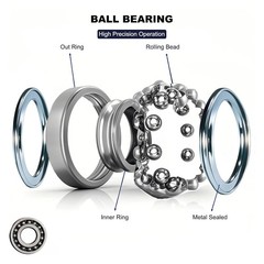 20 PCS R188ZZ Deep Groove Ball Bearings – 1/4 Inch x 1/2 Inch x 3/16 Inch – Both