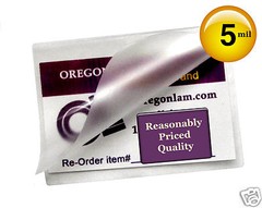 School ID Card size Hot Laminating Pouches 2-1/2 x 3-5/8 [100/pack] 5 Mil