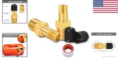 Efficient 1/8″ NPT Tank Valve Set – Brass Schrader for Reliable Air Inflation