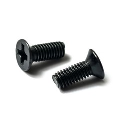 M3 M4 M5 M6 Black Steel Phillips Cross Recessed Countersunk Flat Head Screw Bolt