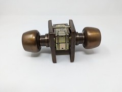 Yale 6208 LH Monolock CX Design BR Knob, 10B Dark Bronze Finish, Y1 Keyway