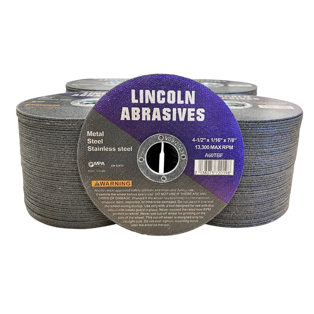 200 Pack 4-1/2″ 1/16″ Cut-off Wheels 4.5 Cutting Discs Stainless Steel & Metal