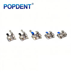 POPDENT Dental Orthodontic Metal Brackets MIM MBT/ROTH 022/018 345H Monoblock