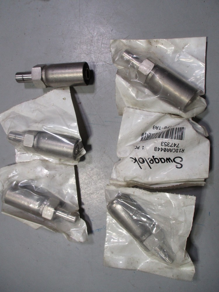 Lot of 6, Swagelok Stainless Hose Fittings SS-TP8-TA8 FREE SHIPPING