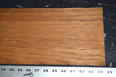 Teak Raw Wood Veneer Sheet 7 x 44 inches 1/42nd 35136-09