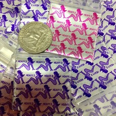 BaggiesSince1987 – 1515 Design Zip Bags 100PCS PINK PANTHER SILVER, READ DETAILS