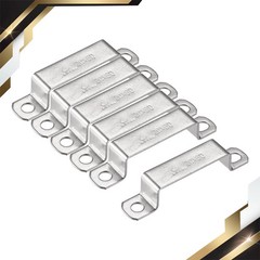 U Shaped Connector Bracket 18mm x 61.5mm Stainless Steel 6sets