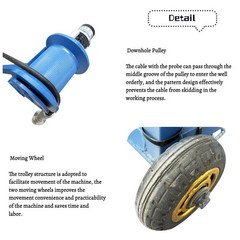 360°Borehole Inspection Camera 984ft Deep Well Detector Underground Imager 220V