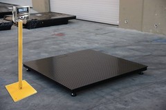 48×48 Industrial Floor Scale 10,000 lb Warehouse Pallet Scale System