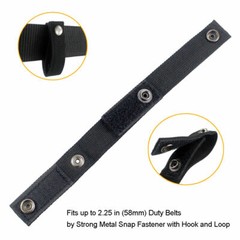 Tactical Nylon Molle Duty Belt Handcuff Strap Case Holder with Safety Metal Snap