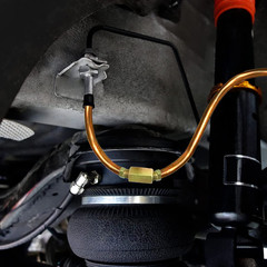 25FT Upgraded Brake Line Tubing Kit 3/16 Copper Coated Flexible Tube, Roll 25 Ft