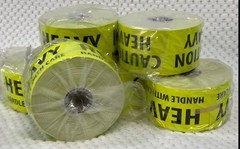 Heavy Handle With Care Shipping Labels (1 Roll) Bright -Fluorescent