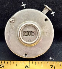 Antique Benton Tally Counter Hand Clicker 3 Digits Metal USA Early 1900’s