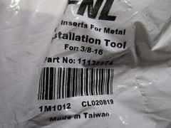 General Use Installation Tool For 3/8″-16 Wire Inserts