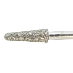 10pcs/pk Zirconia Adjustment Diamond Burs Z856/025M Round End Taper Medium Grit