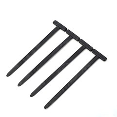 100 Pcs Nylon Universal Cable Tie Buckle for Car, T Style Automotive Zipper Clip