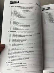 OEM KAESER SK-26 Screw Compressor Shop Service Manual