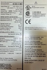 SCHWEITZER SEL-735 SEL SOLAR QUALITY REVENUE METER 50Hz