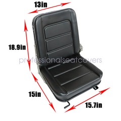 Universal Forklift Seat Lawn Mower Tractor Seat Adjustable Back Mower Excavator