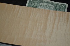 Curly Maple Wood Veneer Sheet 6 x 31 inches 1/42nd 2306-13