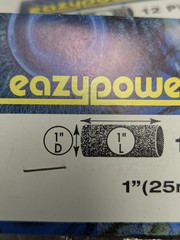 EAZYPOWER (30279) Industrial Quality Drum Sleeves 12 pk 120 Grit 1″X1″ Qty 2