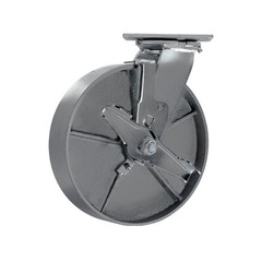 8″x2″Heavy Duty Caster Steel Cast Iron Wheel,Casters,Capacity1500-6000LB