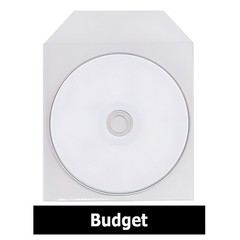 200 CPP Clear Plastic Sleeve with Flap Budget **1-3 DAYS