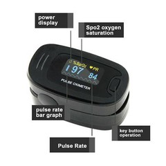 CMS50NA Fingertip Pulse Oximeter SPO2 Pulse Rate Blood Oxgen Meter OLED US ship