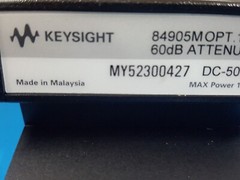Keysight 84905M: Programmable Step Attenuator, 50 GHz 60 dB Opt. 100 024 (0427)