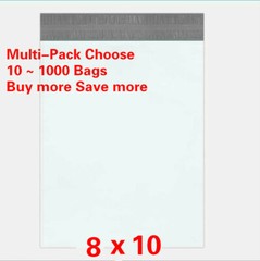 10/100/500/1000 8 x 10 Poly Mailers Shipping Bags Envelopes Packaging 2.5 Mil