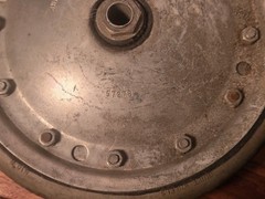 Vintage Colson Quiet Wheel M10 10” Industrial Caster Wheel Elyria Ohio USA