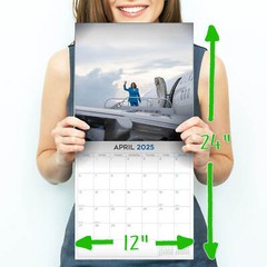 Kamala Harris Calendar 2025 FULL SIZE 12×24 Made in USA