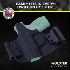 Holster Speed Clips – Belt Clip for Outlaw OWB Holsters – Adjustable Cant for…