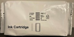 4 Pitney Bowes 787-1 RED FLOURESCENT INK 138ML HI YIELD CARTRIDGE CG3 GENUINE