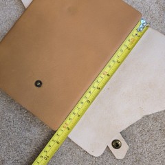 Genuine Italian Leather Journal Pratesia Florence Made In Italy 8.5”x6” Tan