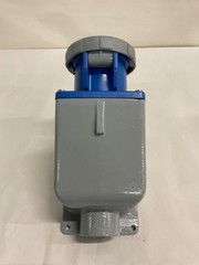 Hubbell HBL460R9W Female Receptacle 60A 250VAC 4 Wire 460R9W w/ Box