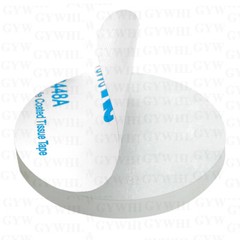 White Silicone Solid Discs Self Adhesive Round Pad Sealing Cushioning 5mm-150mm
