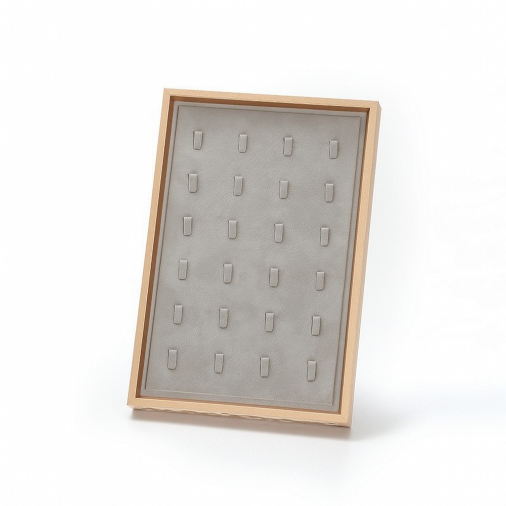 Jewelry Display Rack Modern Jewelry Holder with Padded Panel Compact for
