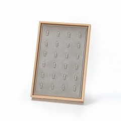 Jewelry Display Rack Modern Jewelry Holder with Padded Panel Compact for