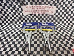 IRWIN Vise Grip 11R 11″ C Clamp Locking Regular Tip Easy Release Pliers (2 PACK)