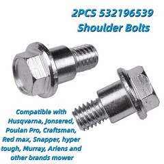 2x 532196539 Shoulder Bolts For Husqvarna 2042LS 2348LS LGT2654 LTH18538 TC38