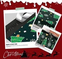 Christmas Poly Mailer 12×15.5 Inch 50 Pcs, Waterproof Shipping Bags for Cloth…