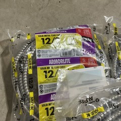 3x Southwire Solid Metal Clad Cable 68580021 Armorlite Wire 25 Ft 12/2 NEW