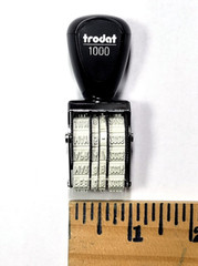 Trodat 1000 Hand Date Stamp, 1/8″ Type Size, 12 Years 2023-2034, NIB