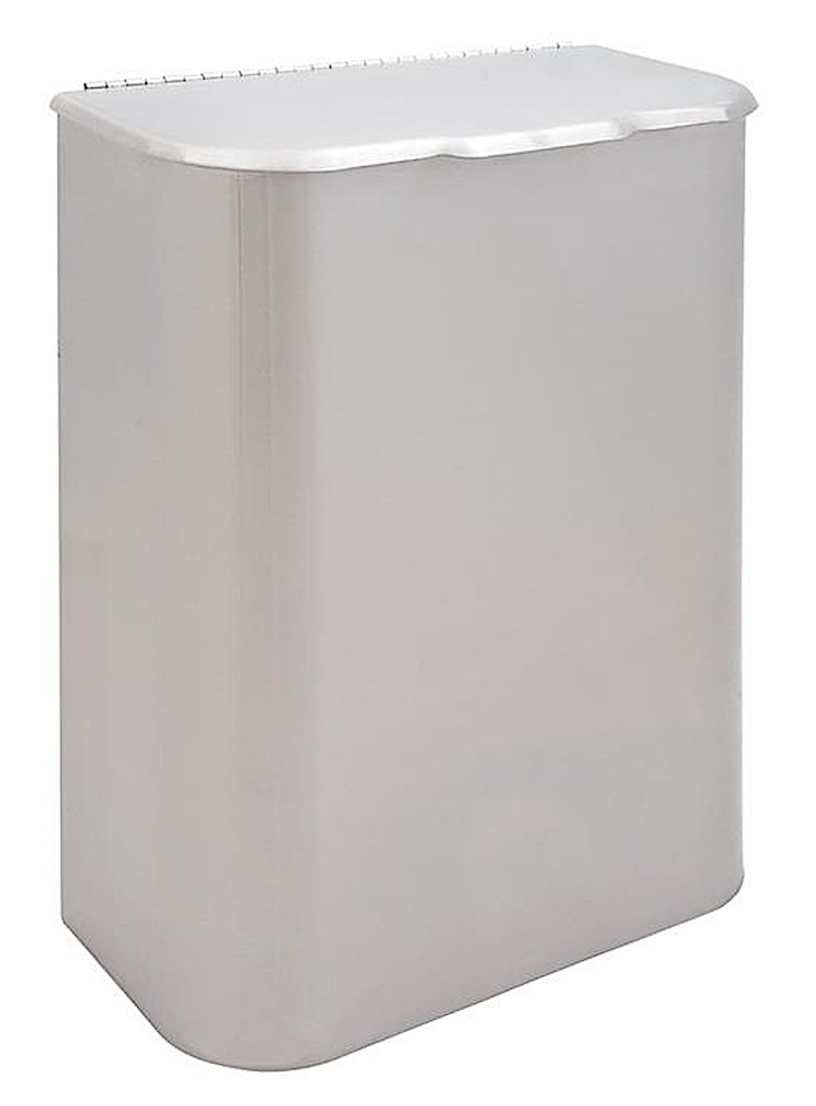 Bradley 4781-110000 Napkin Disposal Unit, Surface Mount, Hinged Cover *New*