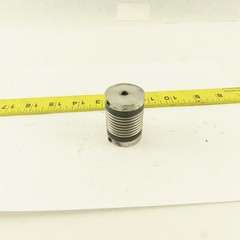 R+W 1/4″ x 1/4″ Aluminum Bellows Flexible Shaft Coupling