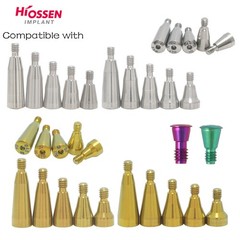 Dental Ti Abutment Healing Straight ZEST Locator Osstem Hiossen ET Lab Analog