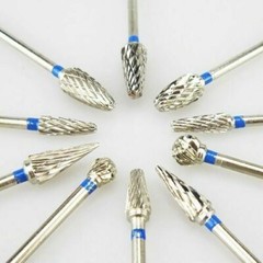 10pcs/box Dental Tungsten Steel Carbide Burs 2.35mm Burrs Drill Polishing Cutter